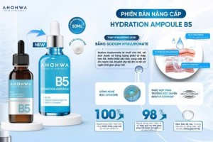 Hydration Ampoule B5 – Tinh chất cấp ẩm & phục hồi da chính thức ra mắt phiên bản mới 