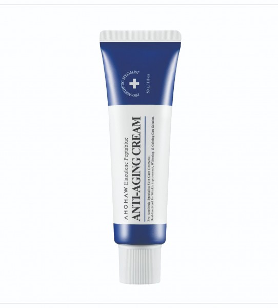 Kem Dưỡng Phục Hồi, Trẻ Hoá Tế Bào Sinh Học - Ahohwa Elazulene Peptablue Anti- Aging Cream 50gr