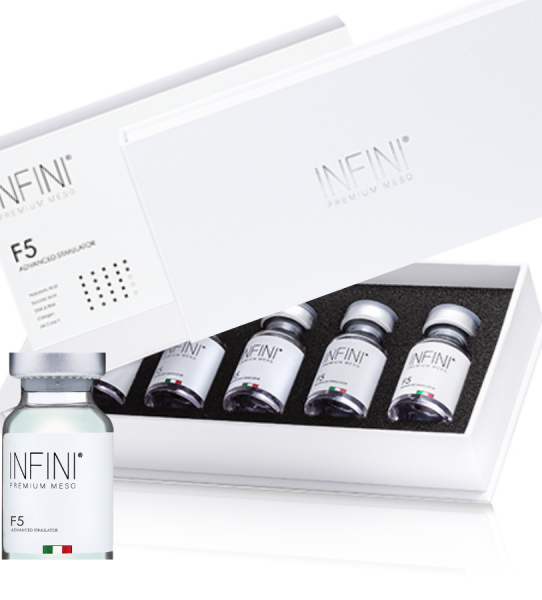 Cocktail giảm nhăn, tái tạo và trẻ hóa làn da sáng mịn Infini Premium Meso F5