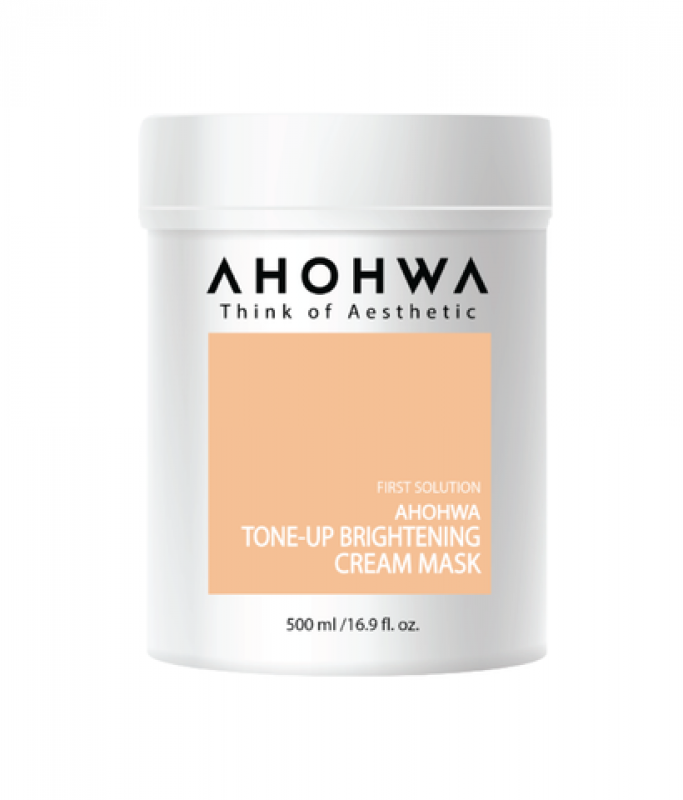 Mặt Nạ Kem Ủ Hỗ Trợ Làm Sáng Da Ahohwa - Tone-Up Brightening Cream Mask 500gr
